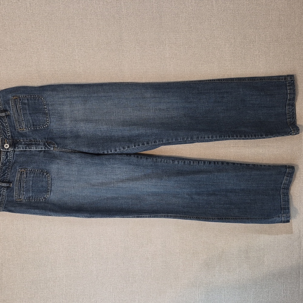 Chico's  Platinum Classic Denim Straight Leg Jeans